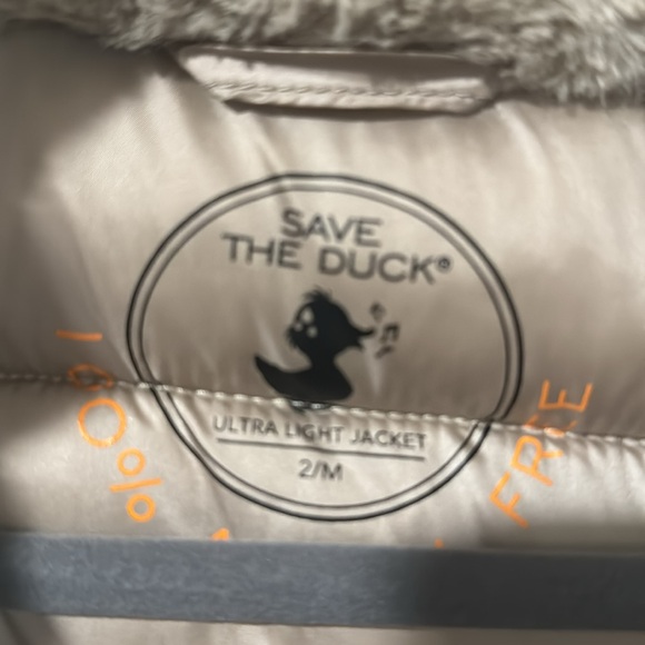 Save the duck puffer with faux fur collar - Picture 3 of 3